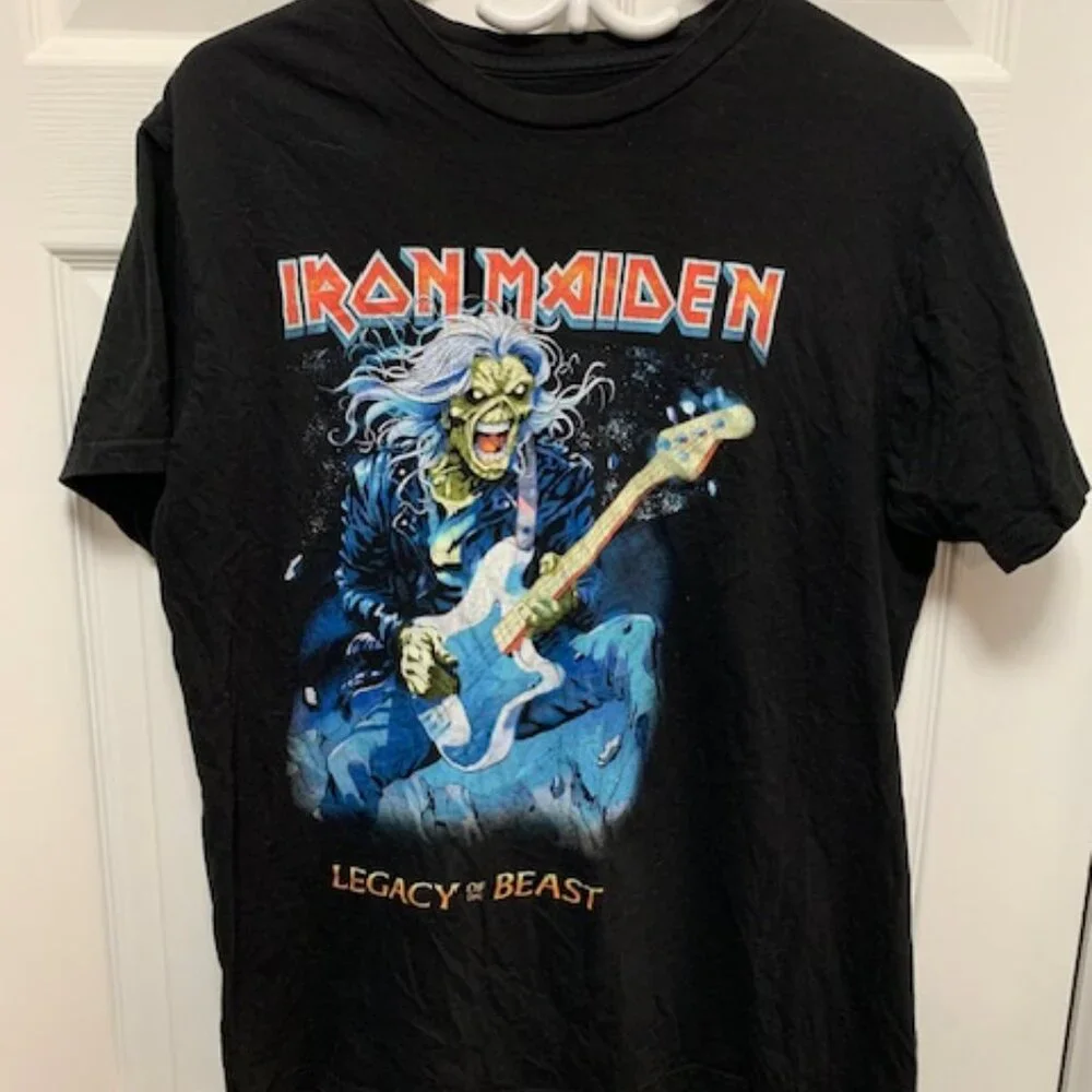 IRON MAIDEN MENS  BAND TEE - Picture 1 of 4